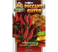 L'ORTOLANO Sementi di Peperoncino Piccante a Mazzetti, Rosso