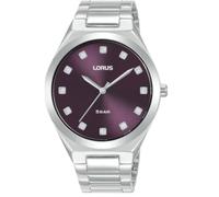 Lorus Orologio analogico al quarzo da donna con bracciale in metallo, Argento/Viola - RG299VX9