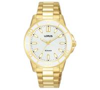 Lorus Orologio analogico al quarzo da donna con bracciale in metallo, Oro - RG256VX9