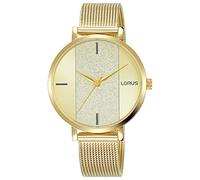 Lorus Orologio analogico al quarzo da donna, gold, alla moda