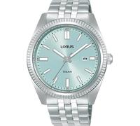 Lorus Orologio analogico al quarzo da uomo con bracciale in acciaio inossidabile, Argento/Blu - RH969QX9