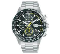Lorus Orologio analogico al quarzo da uomo con bracciale in pelle e metallo, Argento - RM397HX9