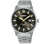 Lorus Orologio analogico al quarzo da uomo con bracciale in titanio, Argento/Nero - RH999QX9