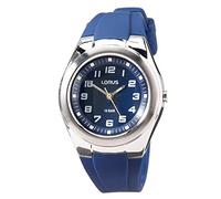 Lorus Orologio analogico al quarzo unisex con cinturino in silicone, Blu Marina - RRX83GX9