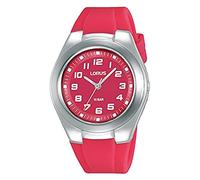 Lorus Orologio analogico al quarzo unisex con cinturino in silicone, Rosso - RRX81GX9