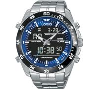 Lorus Orologio Analogico-Digitale al Quarzo Uomo con Cinturino in Metallo RW629AX5