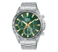 Lorus Orologio cronografo verde a energia solare RZ505AX9