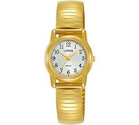 Lorus Orologio da donna al quarzo placcato oro con cinturino in metallo, Oro - RRX34HX9