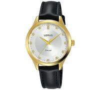 Lorus Orologio da Donna Analogico Acciaio Oro con Cinturino in Pelle RG202RX9