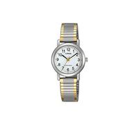 Lorus Orologio da polso da donna al quarzo casual bracciale e cassa in acciaio inox di colore grigio display analogico bianco - RRS79VX5