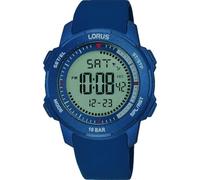 Lorus Orologio digitale al quarzo da uomo con cinturino in silicone