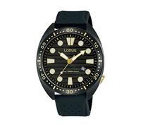Lorus | orologio sportivo da uomo | cinturino in caucciù nero | quadrante nero | RH927LX9