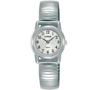 Lorus Orologio da donna al quarzo placcato oro con cinturino in metallo, Argento - RRX33HX9