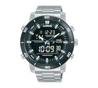LORUS RW659AX9 - Orologio analogico al quarzo da uomo con cinturino in acciaio inossidabile, argento, Bracciale
