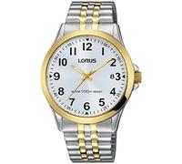 Lorus Watches Orologio Analogico Unisex con Cinturino in Placcato in Acciaio Inox RS972CX9