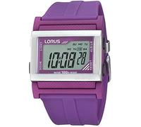 Lorus Watches Orologio da donna digitale al quarzo con cinturino in gomma R2335GX9, Classico