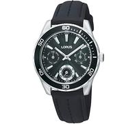 Lorus Watches RP633AX9 Orologio da polso da donna XS DAU Women Fashion ZB nero analogico in pelle, Nero, cinghia