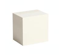 LORVVIXA Blocchetto per Appunti | Rapidi E Calcoli, Cubo Di Carta, Base Pesante Antiscivolo, Design Minimalista, Tonalità Legno