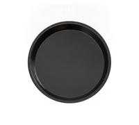 LORVVIXA Teglia Versatile | Acciaio Al Carbonio, Per Pizza Focacce Dolci, Forma Quadrata, Bordi Definiti, Cottura Uniforme, Colore Nero