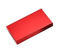 Lorxilar Portasigarette Slim Portasigarette in Metallo Leggero Extra Sottile Porta Sigarette per 18 Sigarette,One Size,Red