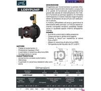 LORYPUMP CIRCOLATORE AUMENTO DI PRESSIONE 1.2 BAR