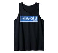 Los An Street Signs Hollywood Bl per Uomini e Donne Canotta