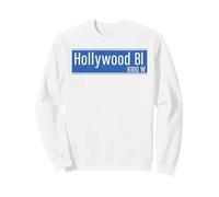 Los An Street Signs Hollywood Bl per Uomini e Donne Felpa