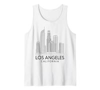 Los Angeles, architettura, Orizzonte, Città, grattacieli, edifici Canotta