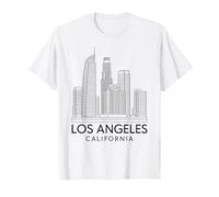 Los Angeles, architettura, Orizzonte, Città, grattacieli, edifici Maglietta