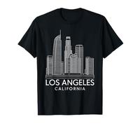 Los Angeles, architettura, Orizzonte, Città, grattacieli, edifici Maglietta
