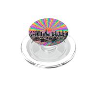los angeles, arcobaleno, orizzonte, retro, illustrazione PopSockets PopGrip per MagSafe