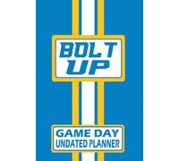 Los Angeles Bolt Up Monthly Weekly Daily Planner Undated with To-Do List, Notes, Goals, Calendars: Get Organized, Increase Productivity, and Time Management! Great Gift for the Ultimate Fan!