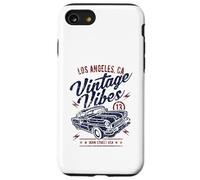 Los Angeles CA Vintage Vibes Auto Classica Design Distressed Custodia per iPhone SE (2020) / 7/8