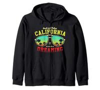 Los Angeles California Graphic Design Tee Shirt, Los Angeles Felpa con Cappuccio