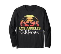 Los Angeles California Paradiso terrestre LA Vintage Maglia a Manica