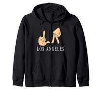 Los Angeles, California Souvenir Beach City, Costa Occidentale Felpa con Cappuccio