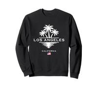 Los Angeles California USA Bandiera americana Palme Felpa