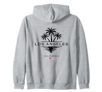 Los Angeles California USA Bandiera americana Palme Felpa con Cappuccio