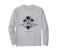 Los Angeles California USA Bandiera americana Palme Maglia a Manica