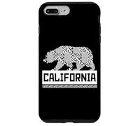 Los Angeles California Wild Bear Illustrazione Cool Graphic Custodia per iPhone 7 Plus/8 Plus