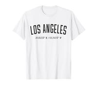 Los Angeles Coordinate Graphic Design City Pride LA Maglietta