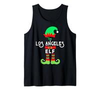Los Angeles Elf Funny LA Ugly Christmas Maglioni Uomo Donna Canotta