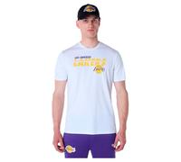 Los Angeles Lakers New Era NBA Essentials - Maglietta Bianca