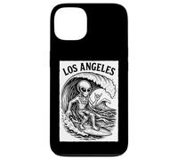Los Angeles Surfing Divertente Alien Surfer UFO Beach Surf Custodia per iPhone 13