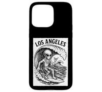 Los Angeles Surfing Divertente Alien Surfer UFO Beach Surf Custodia per iPhone 15 Pro Max