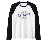 Los Angeles Vintage Costa Occidentale California USA Maglia con Maniche Raglan