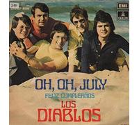 Los Diablos - Oh, Oh, July / Feliz Cumpleaños - Odeon - 1J 006-20.845