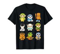 Los Dicen Brainrot Cute Animals Squad Kids Meme AI Joke Maglietta