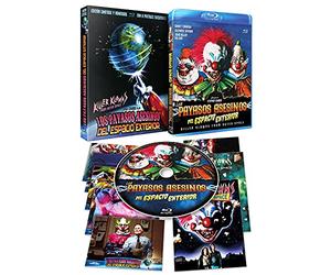Los Payasos Asesinos Del Espacio Exterior BD con Funda y 8 Postales 1988 Killer Klowns From Outer Space