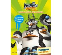 Los pingüinos de Madagascar. Libro para colorear: Equipo pingüino